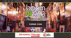 Desktop Screenshot of boom973.com